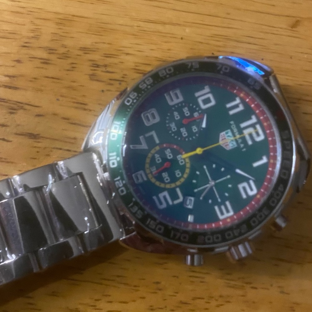 New Tag Heuer Formula 1 Green Dial Watch - Picture 2 of 5